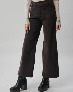 Pantalon en Velours côtelé Pants café