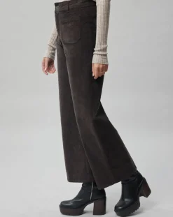 Pantalon en Velours côtelé Pants café