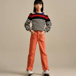 Pantalon en Velours côtelé Pepy corail