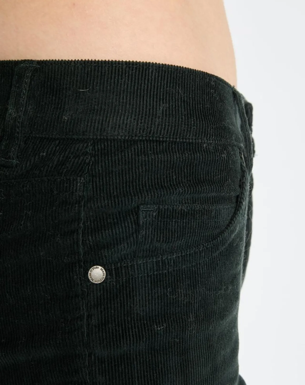 Pantalon en Velours côtelé Lulea vert foncé