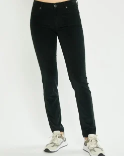 Pantalon en Velours côtelé Lulea vert foncé