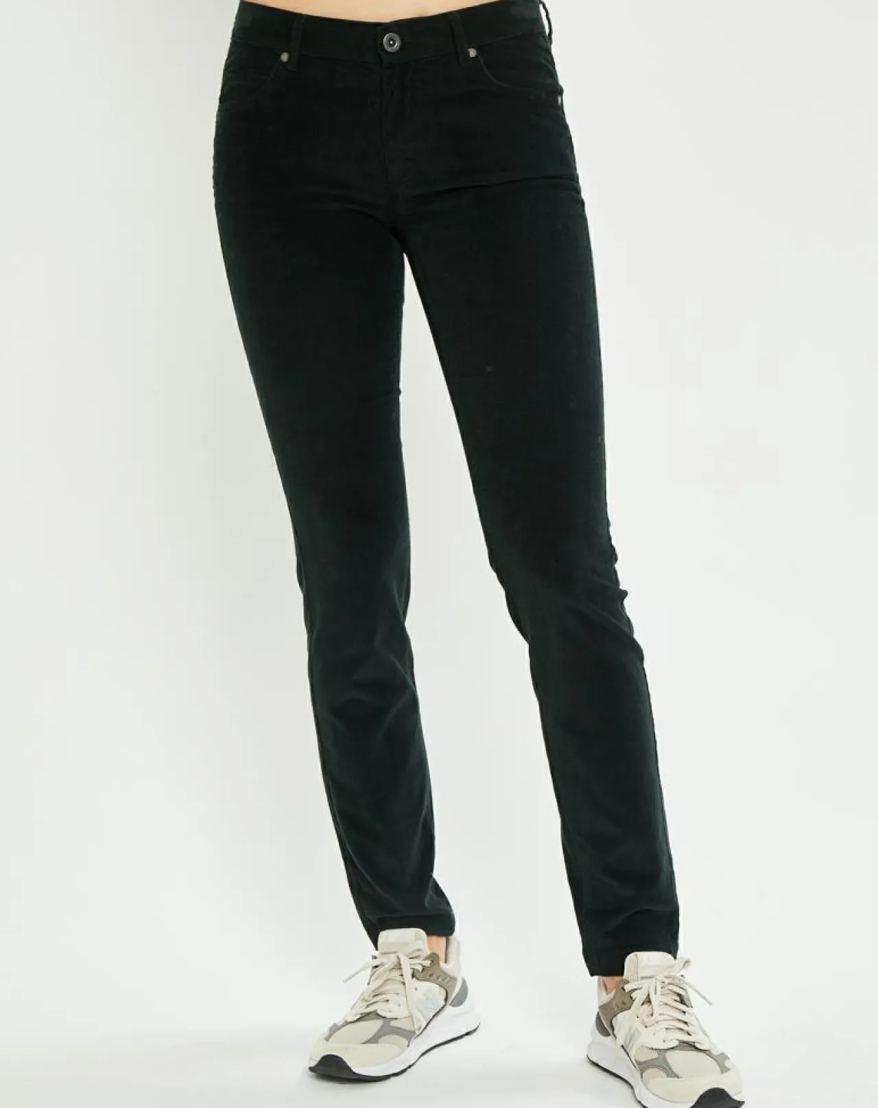 Pantalon en Velours côtelé Lulea vert foncé