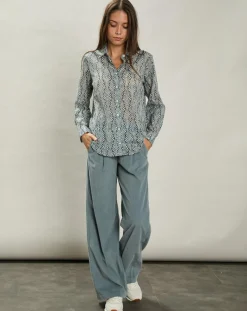 Pantalon en Velours côtelé Panache tempête