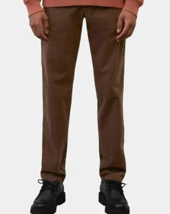 Pantalon en Velours côtelé Osby stretch marron