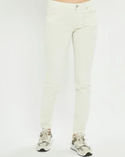 Pantalon en Velours côtelé Lulea écru