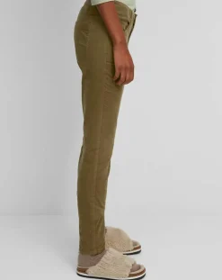 Pantalon en Velours de coton bio Slim Mavas marron