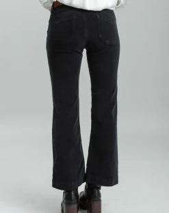 Pantalon en Velours Elsa noir