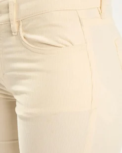 Pantalon en Velours Fin écru