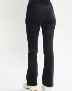 Pantalon en Velours Milleraies bleu foncé