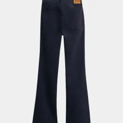 Pantalon en Velours Milleraies bleu foncé