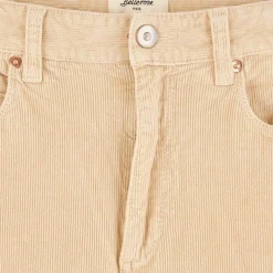 Pantalon en Velours milleraies Popies sugarcane