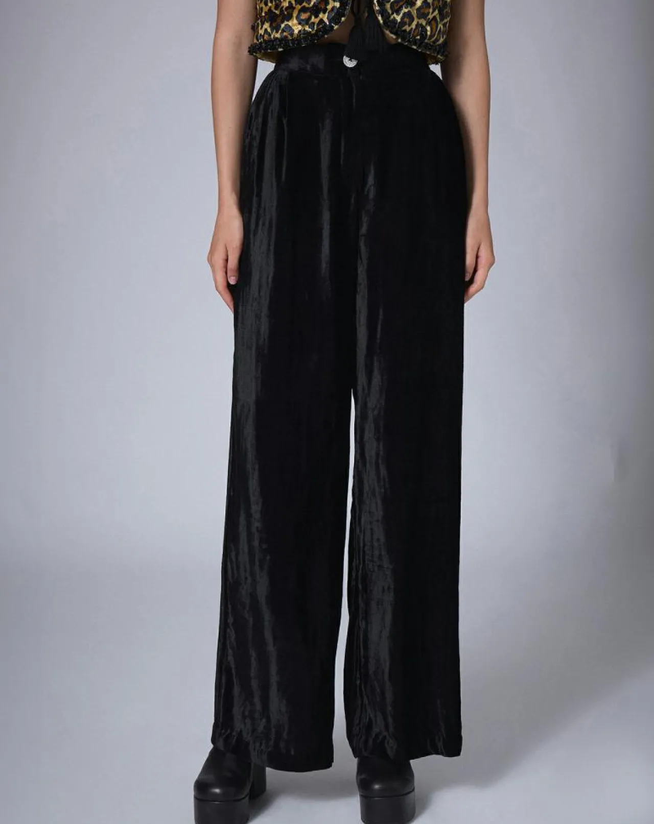 Pantalon en Velours Night noir