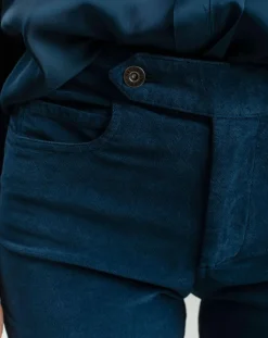 Pantalon en Velours Pants paon