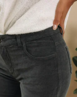 Pantalon en Velours Pants bitume