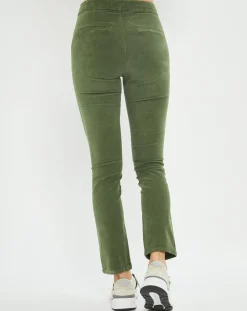 Pantalon en Velours Pants vert