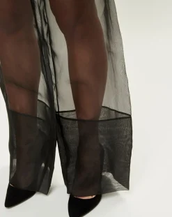 Pantalon Esprit d'Atelier 100% Soie noir