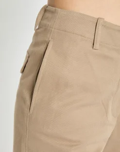 Pantalon flare beige