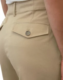 Pantalon flare beige