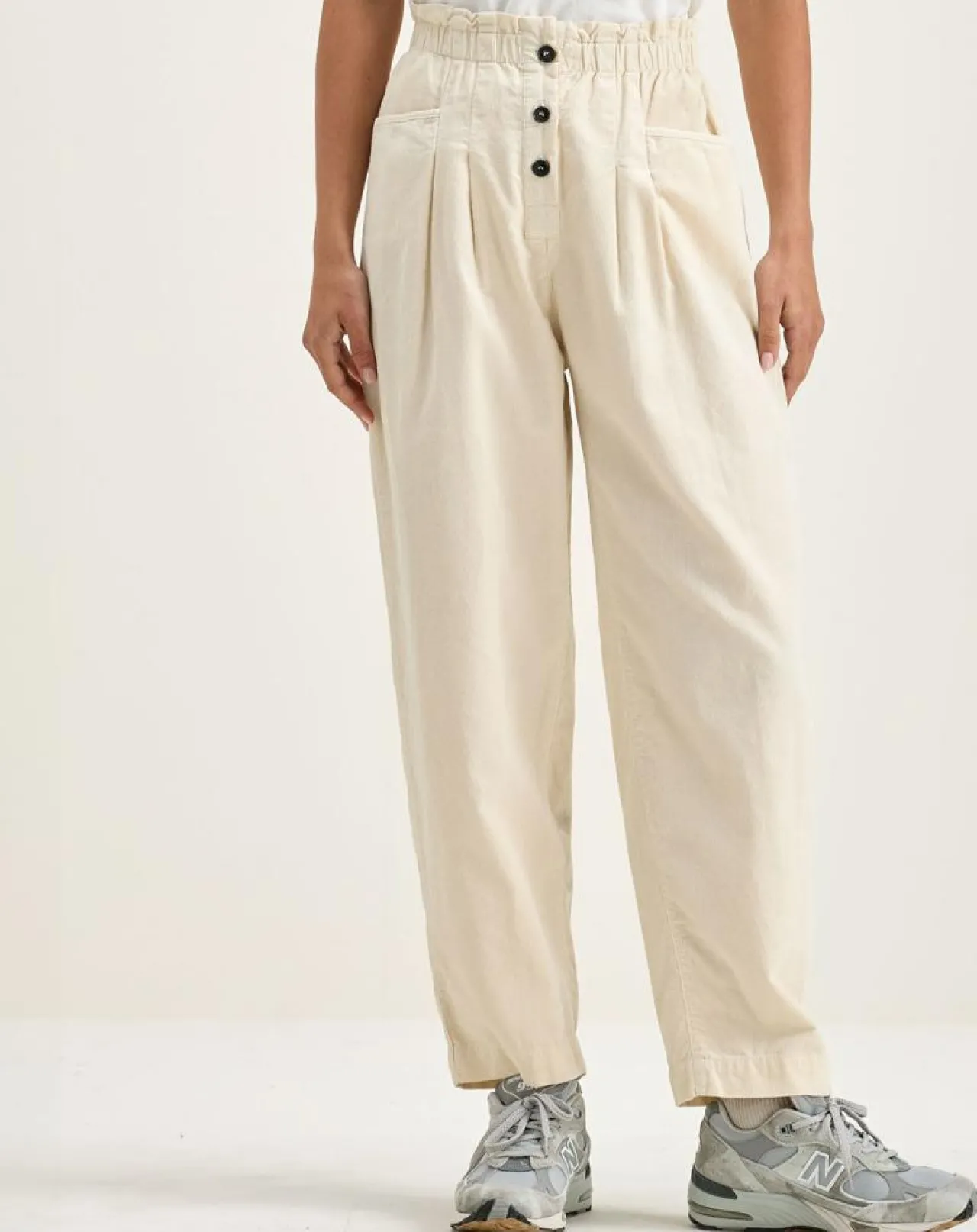 Pantalon fuselé Lilo crème