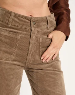 Pantalon jupe-culotte Cloé seigle
