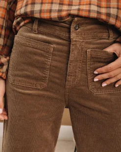 Pantalon jupe-culotte Cloé seigle