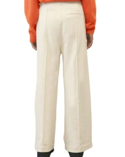 Pantalon large en Molleton écru