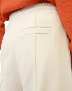 Pantalon large en Molleton écru
