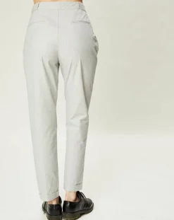 Pantalon Leno blanc/marine