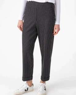 Pantalon Mael rayure noire