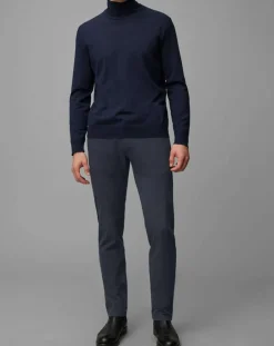 Pantalon Malmo Smart Rayé bleu marine