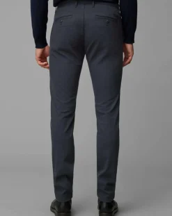 Pantalon Malmo Smart Rayé bleu marine