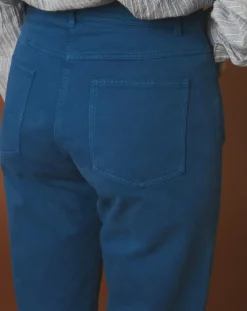 Pantalon 7/8ème Punch prussian bleu