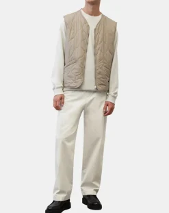 Pantalon Mossbo oversize beige clair