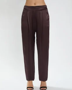 Pantalon Olga raisin