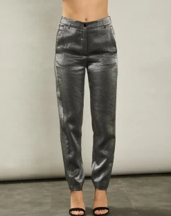 Pantalon Parfait argenté