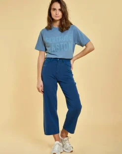 Pantalon Paula bleu