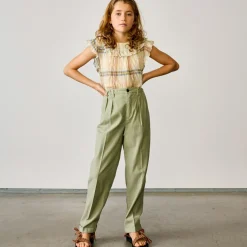 Pantalon Peace en Coton mélangé vert clair