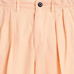 Pantalon Peaches à pinces rose saumon