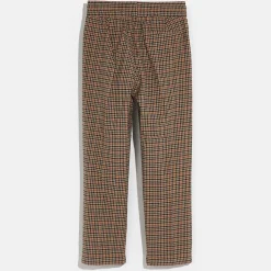 Pantalon Peyton à carreaux beige