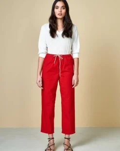 Pantalon Pizzy rouge
