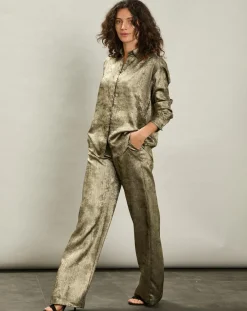 Pantalon Positano doré