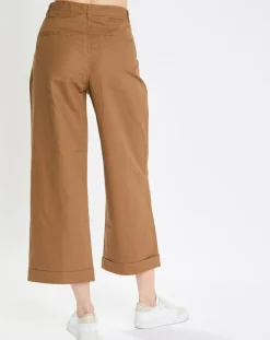 Pantalon Ramie marron