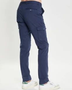 Pantalon Regular Fit Cargo bleu
