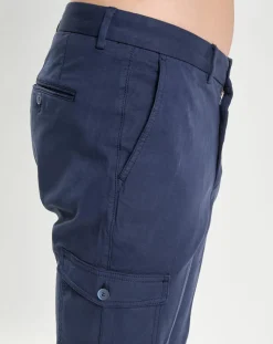 Pantalon Regular Fit Cargo bleu