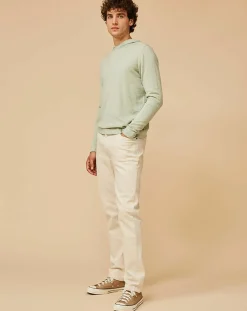 Pantalon Semi-Slim Bojan écru