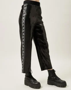 Pantalon Shiny Run en sequins noir