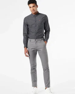 Pantalon skinny gris