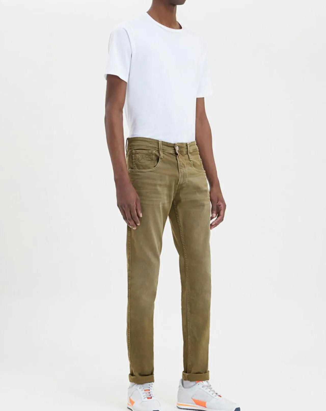 Pantalon Slim bull denim kaki