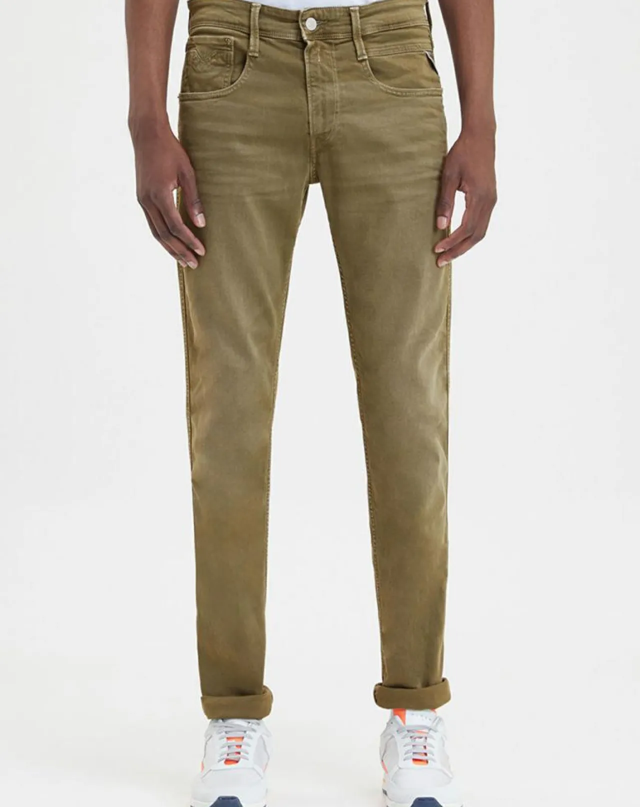 Pantalon Slim bull denim kaki