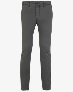 Pantalon slim chino Malmo gris foncé